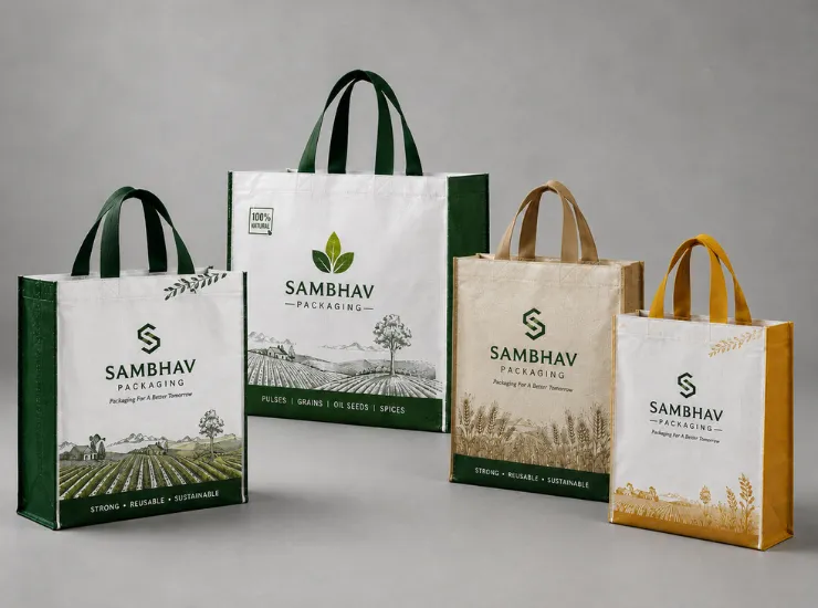 Printed and Laminated Woven PP Retail Shopping Bags8